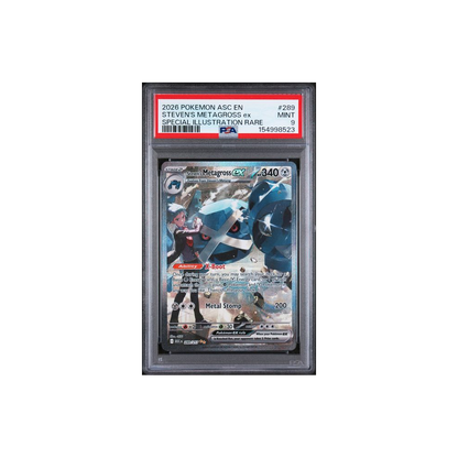Pokémon TCG PSA 9 2026 Ascended Heroes #289 Steven's Metagross Ex 🇬🇧 #154998523