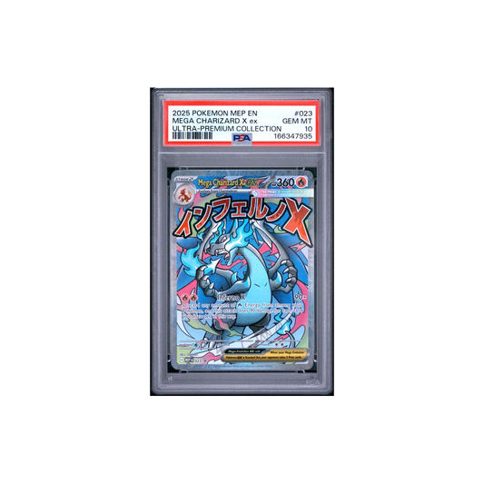 Pokémon TCG PSA 10 2025 MEPF UPC BSPromo #023 CHARIZARD X Ex 🇬🇧 #116634793