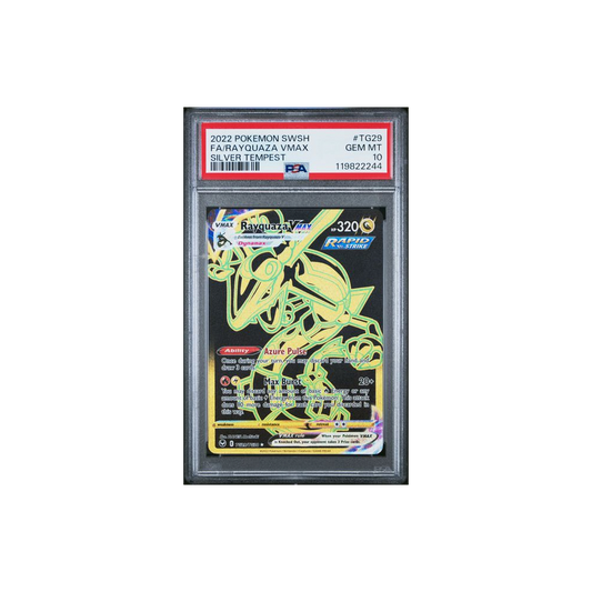 Pokémon TCG PSA 10 2022 SWSH Silver Tempest #TG29 FA/Rayquaza VMAX 🇬🇧  #119822244