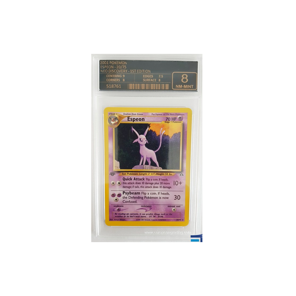 Pokémon TCG EG 8 2001 #20 Neo Discovery Espeon 1st Edition 🇬🇧 #518761