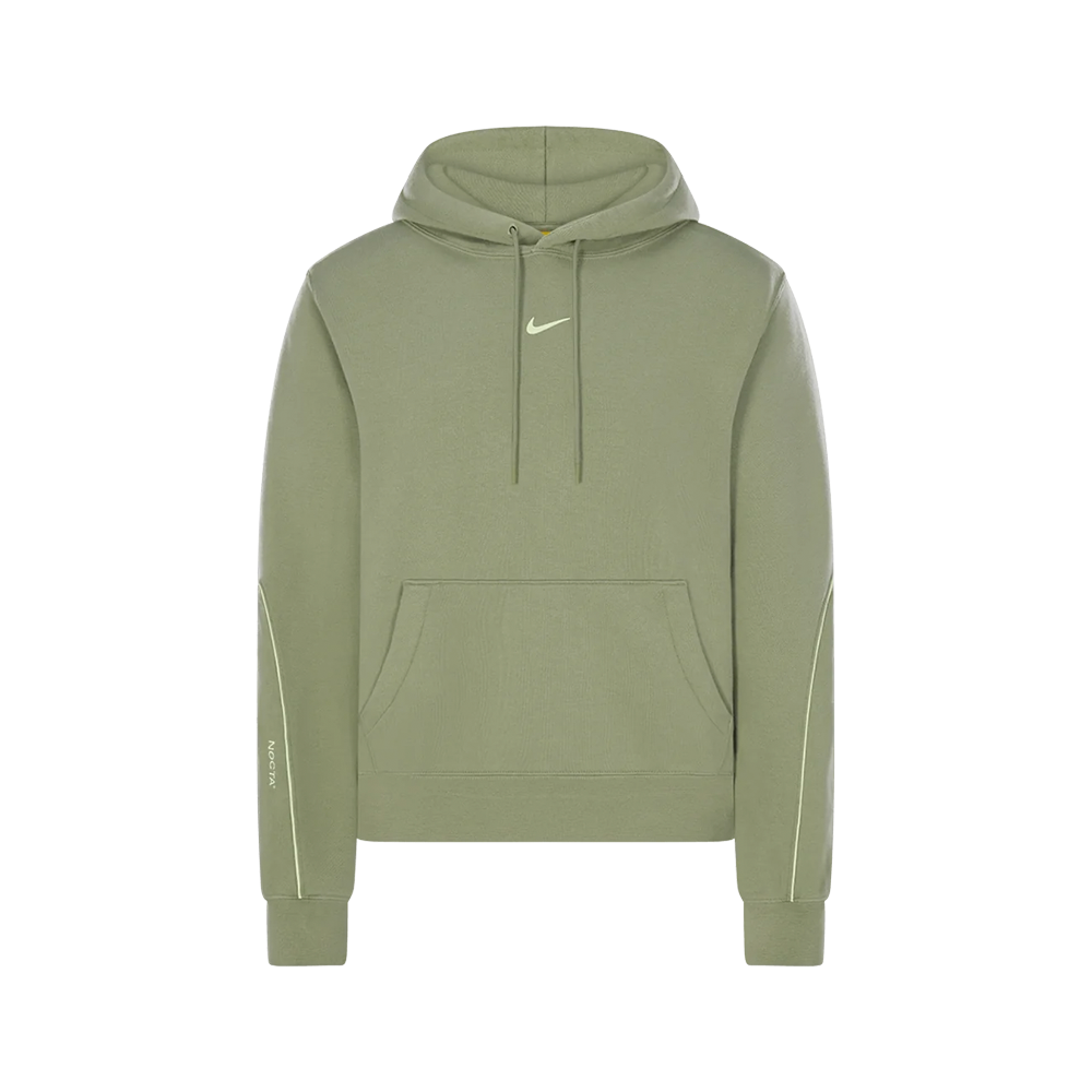 Nike x NOCTA NRG Fleece CS Hoodie Oil Green/Light Liquid Lime