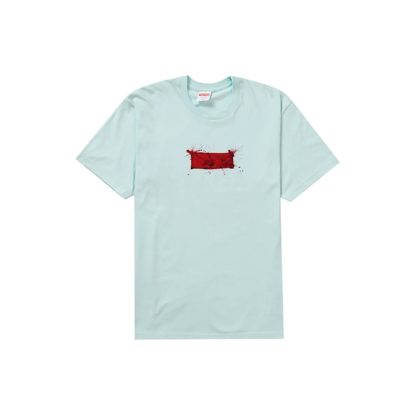 Supreme Ralph Steadman Box Logo Tee Pale Blue