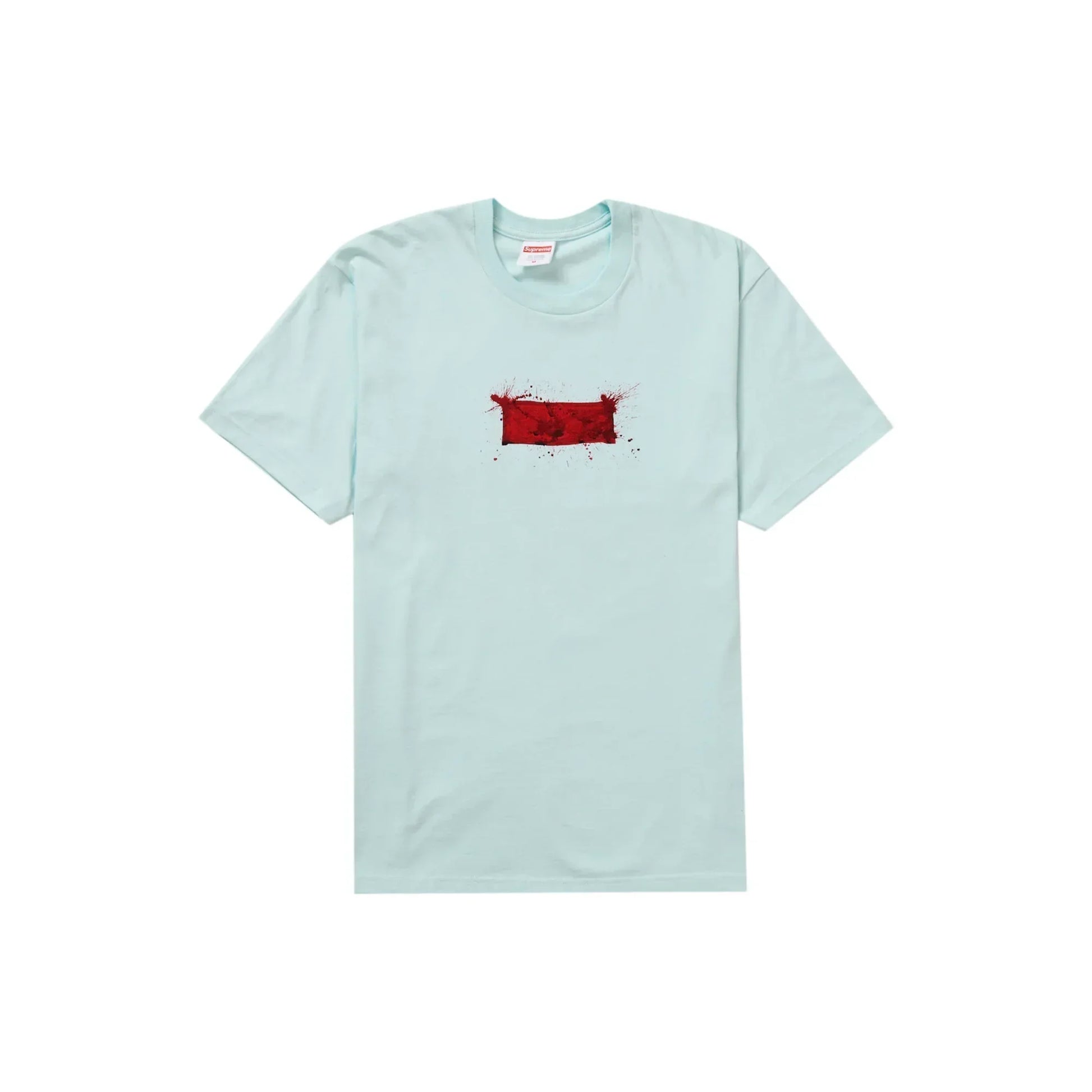 Supreme Ralph Steadman Box Logo Tee Pale Blue