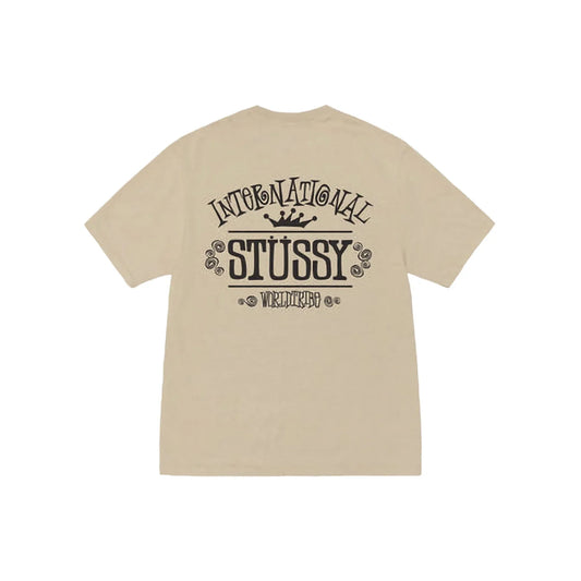 Stussy Worldwide Pigment Dyed Tee Khaki