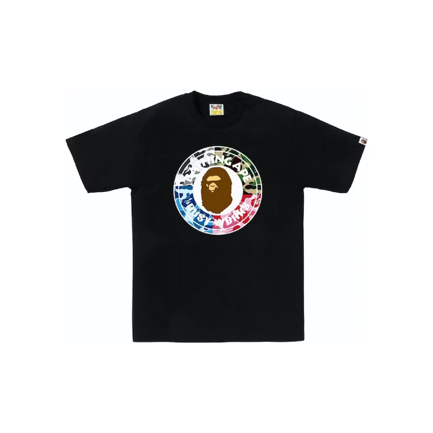 BAPE ABC Camo Crazy Busy Works Tee Black