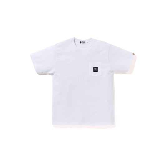 A Bathing Ape Label Pocket Tee BAPE white