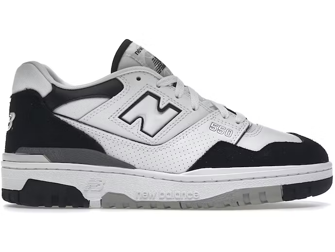 New Balance 550 White Black Rain Cloud