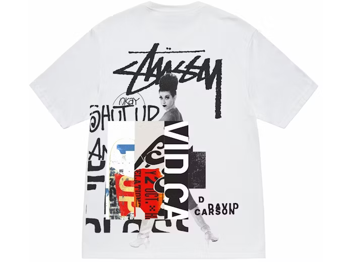 Stussy David Carson Do Your Thang Tee White