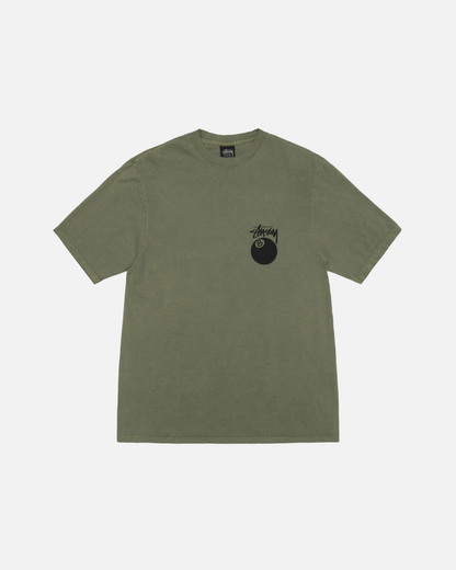 Stussy 8 Ball Pigment Dyed Tee Olive