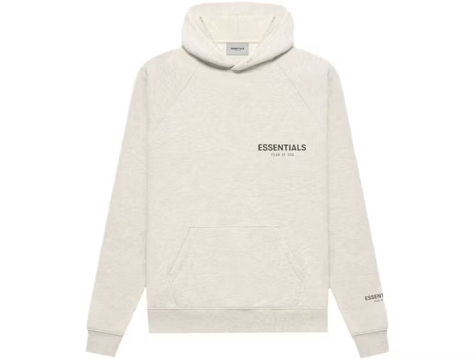 Essentials Fear of God Hoodie Light Heather Oatmeal FOG