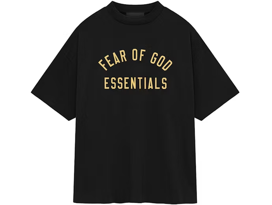 Fear of God Essentials Jersey Crewneck Tee Black