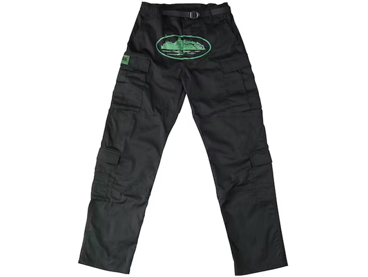 Corteiz OG Guerillaz Cargos Black/Green