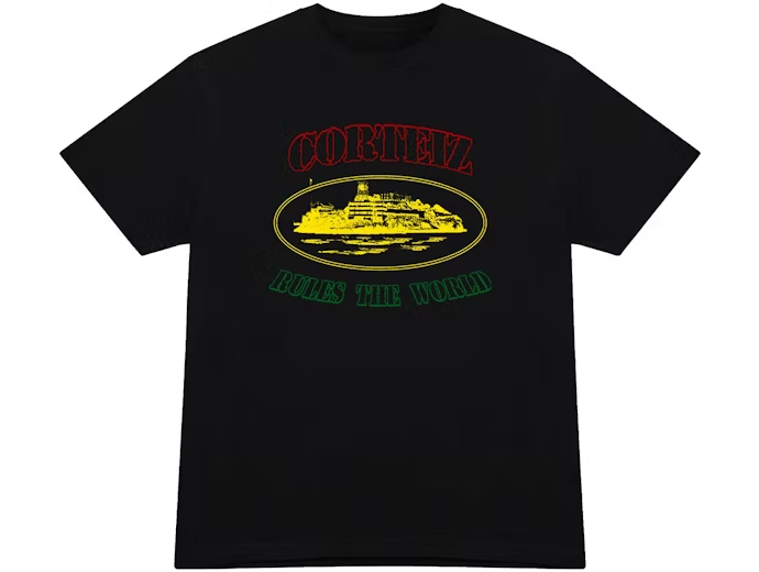 Corteiz Irie Alcatraz Tee Black