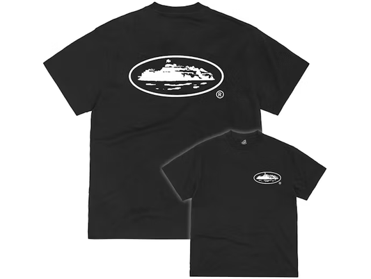 Corteiz OG Island Logo Tee Black