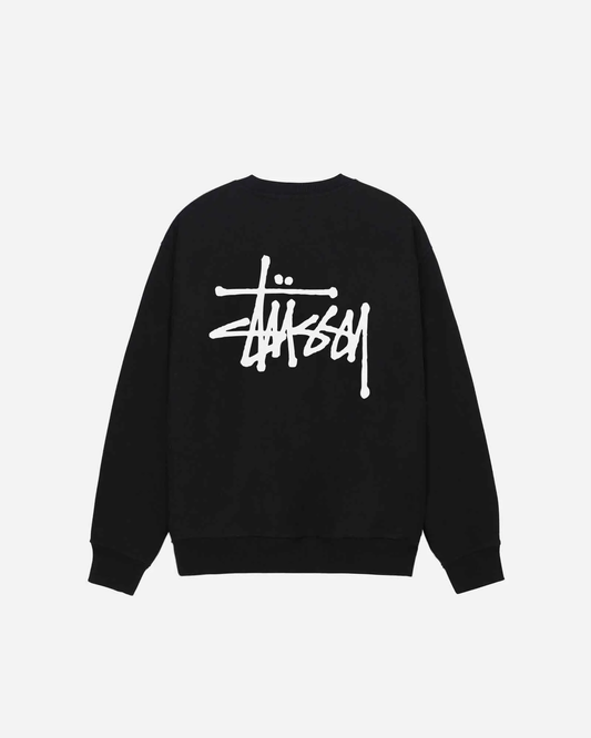 Stussy Basic Crewneck Black