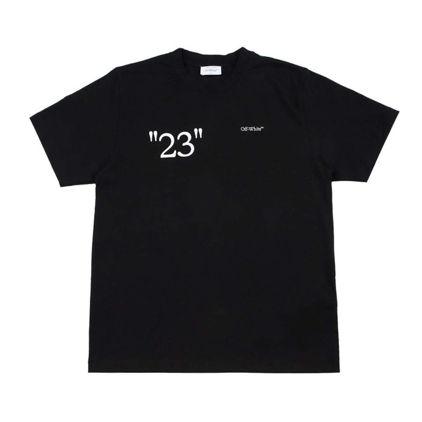 Off-White 23' Logo Print T-shirt Black/White