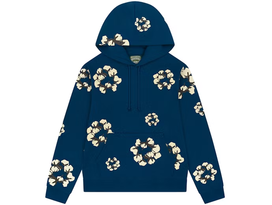 Denim Tears x CPFM Cactus Tears Wreath Hoodie Navy