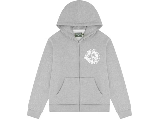 Denim Tears Denim University Zip Hoodie Grey