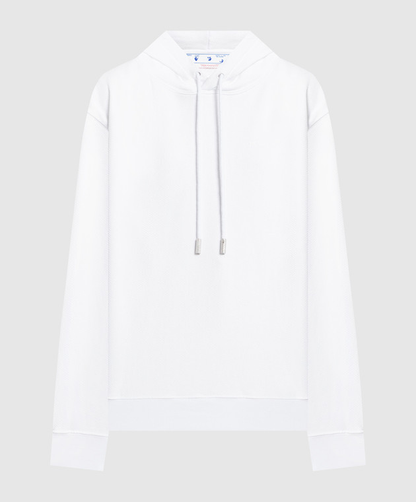 Off-White White logo print hoodie