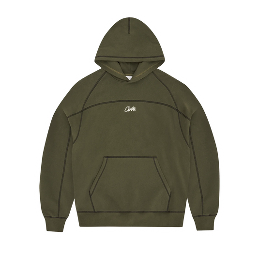 Corteiz HMP V2 Hoodie Olive Black