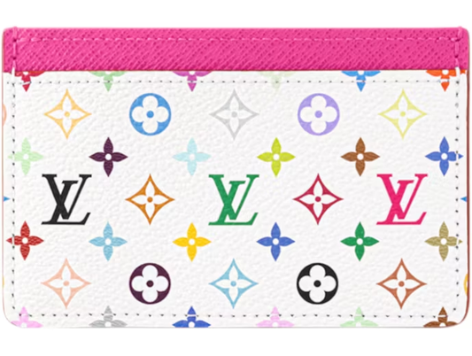 Louis Vuitton x Takashi Murakami Card Holder White Multicolored