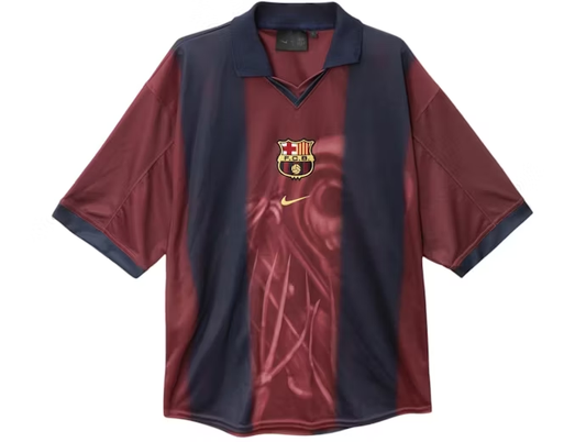 Travis Scott x FC Barcelona Retro 2000/01 Home Skeleton Jersey