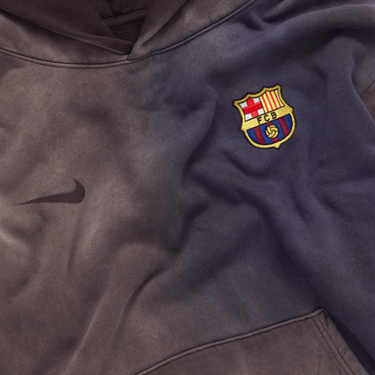 Travis Scott x FC Barcelona Split-Dye Crest Hoodie