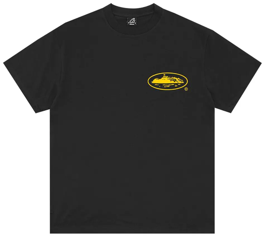 Corteiz OG Island Tee Black/Yellow