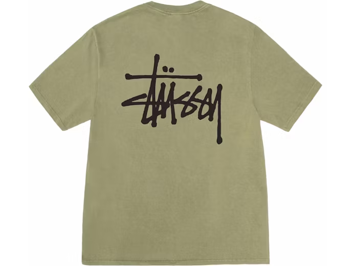 Stussy Basic Pigment Dyed T-shirt Olive