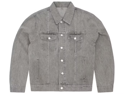 Corteiz C-Star Denim Trucker Jacket Grey