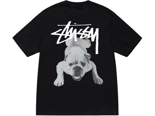 Stussy Stock Dog Tee Black