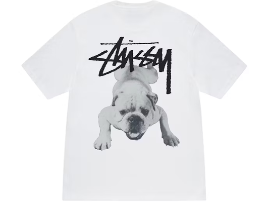 Stussy Stock Dog Tee White