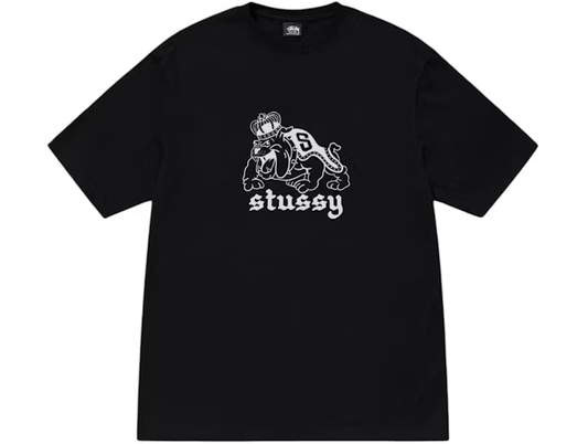 Stussy Bulldog Tee Black