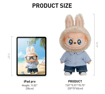 Pop Mart Labubu The Monsters Flip With Me Vinyl Plush Doll