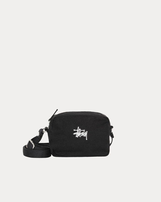 Stussy Canvas Side Pouch Black