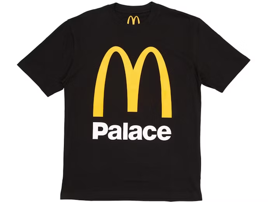 Palace x McDonald's Logo T-shirt Black