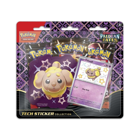 Pokémon Scarlet & Violet Paldean Fates Tech Sticker Collection (Shiny Fidough)