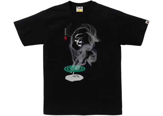 BAPE Mosquito Coil Ape Head Tee Black