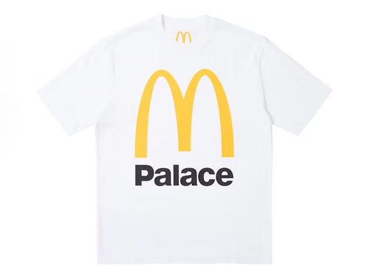 Palace x McDonald's Logo T-shirt White