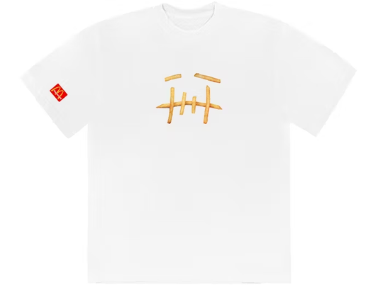 Travis Scott x McDonald's Fry T-shirt White