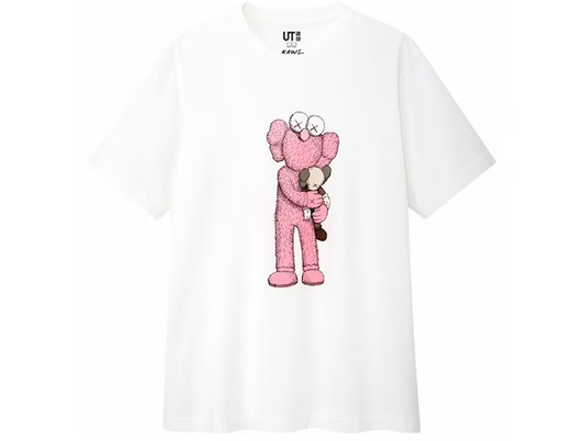 KAWS x Uniqlo Pink BFF Tee (US Sizing) White