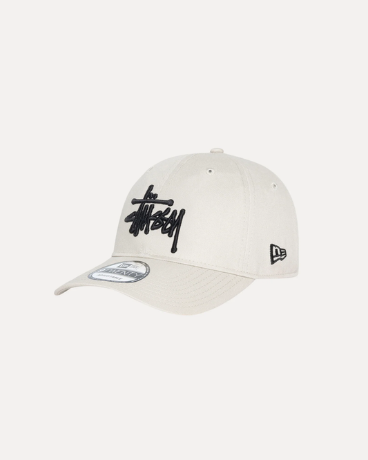 Stussy New Era 9Twenty Basic Strapback Cap Sand