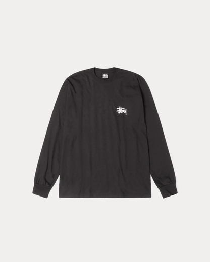 Stussy Basic LS Tee Black