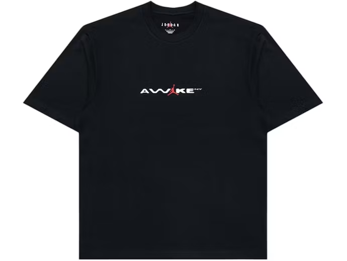 Jordan x Awake NY Tee Black/University Red