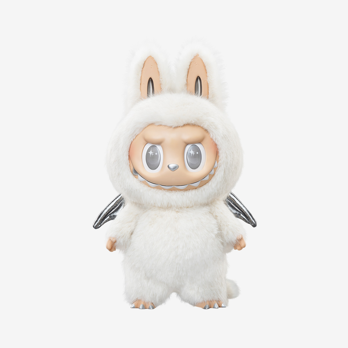 Pop Mart The Monsters Labubu Zimomo Angel in Clouds Figure + Tote Bag