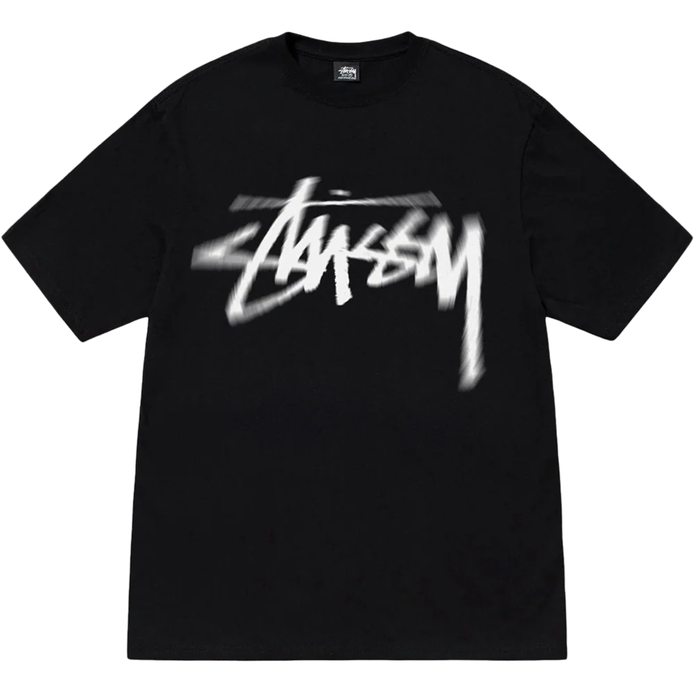 Stussy Dizzy Stock Tee Black