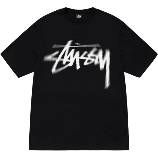 Stussy Dizzy Stock Tee Black