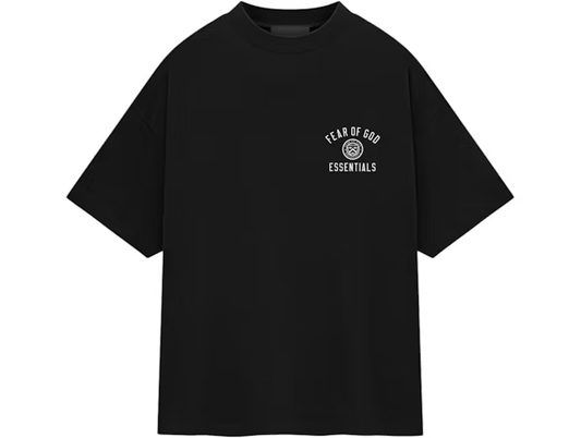 Fear of God Essentials Jersey Crewneck Tee (FW24) Black