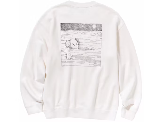 KAWS x Uniqlo Longsleeve Sweatshirt (US Sizing) Off White