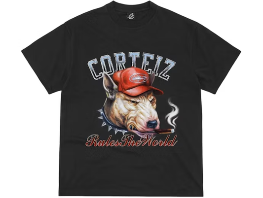 Corteiz Dog Pound Tee Black